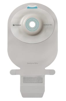 Sensura Mio Convex Light, 1-dels ileostomipose, Maxi, vindue, grå, Ø 10-23 mm