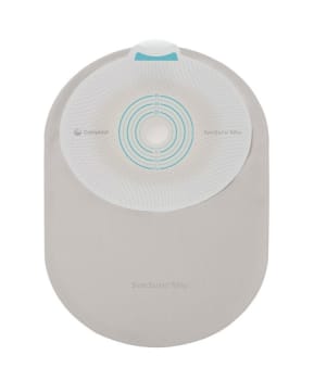 SenSura Mio, 1-dels colostomipose, Midi, vindue, grå, Ø 15-45 mm