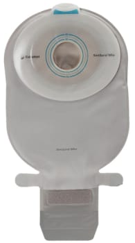 SenSura Mio, 1-dels ileostomipose, Midi, vindue, grå, Ø 35 mm