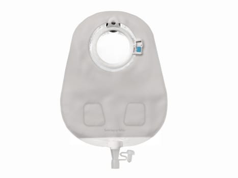 SenSura Mio Click, 2-dels urostomipose, Maxi, flerkammer, grå, 50 mm ring
