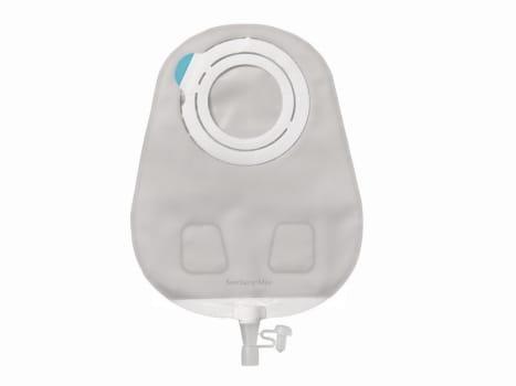 SenSura Mio Flex, 2-dels urostomipose, Maxi, flerkammer, grå, 50 mm ring
