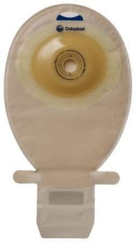 SenSura Convex Light, 1-dels ileopose, Maxi, 2 filtre, vindue, beige, Ø 15-43 mm