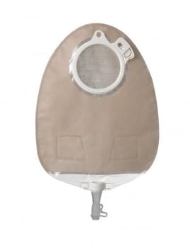 SenSura Click, 2-dels urostomipose, Maxi, flerkammer, beige, 40 mm ring