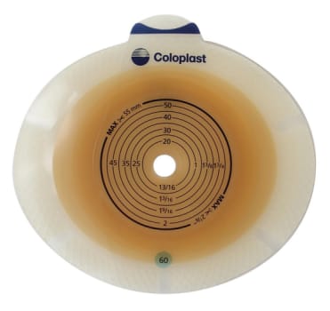 SenSura Click, basisplade, opklipbar 10-55mm, 60 mm ring