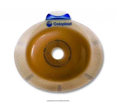 SenSura Click Convex Light, basisplade, opklipbar 15-43mm, med bælteører, 60 mm ring