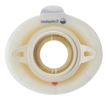 SenSura Click Xpro, basisplade, 35mm hul, med bælteører, 50 mm ring