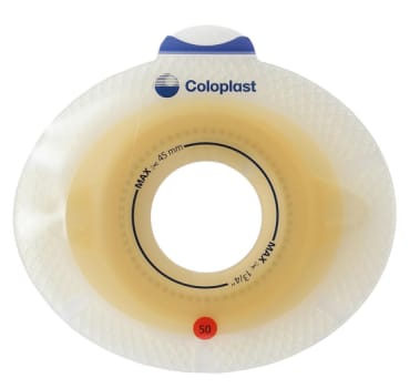 SenSura Click Xpro, basisplade, 35mm hul, med bælteører, 50 mm ring