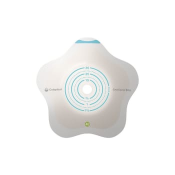 SenSura Mio Concave, basisplade, opklipbar 20-35 mm, med bælteører, 40 mm ring