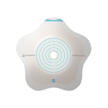 SenSura Mio Concave, basisplade, opklipbar 30-55 mm, med bælteører, 60 mm ring