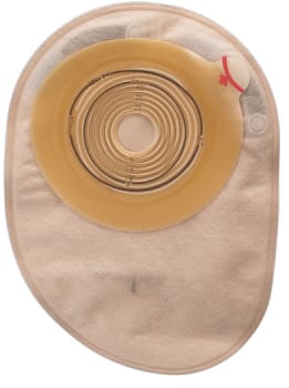 Assura Plus, 1-dels colostomipose, Midi, 2 filtre, beige, Ø 20 - 50x65 mm