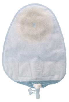 Assura, 1-dels urostomipose Maxi,flerkam.u.kulfilter,hvid, Ø 10-55 mm