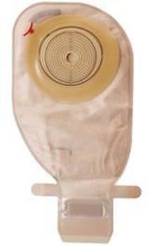 Assura Plus, 1-dels ileostomipose, Hide-Away udløb, Midi, beige, 25 mm