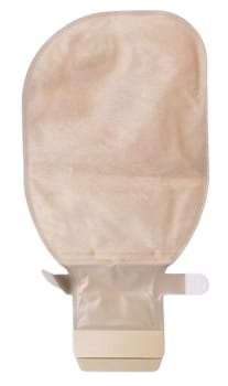 Assura Plus, 1-dels ileostomipose, Hide-Away udløb, Midi, beige, Ø 35 mm