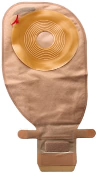 Assura Plus, 1-dels ileostomipose, Hide-Away udløb, Maxi, beige, Ø 35 mm