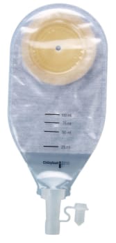 Coloplast, drænagepose Mini 100 ml, u.kulfilter, klar, steril, Ø 5-38 mm