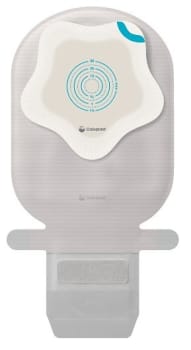SenSura Mio Kids, 1-dels ileostomipose, Midi, vindue, grå, Ø 0-35 mm