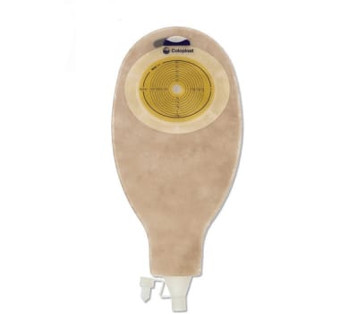 SenSura, 1-dels ileopose, Maxi/PO, vindue, beige, Ø 10-76 mm