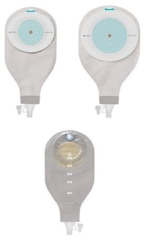 Sensura Mio High Output, 1-dels stomipose, PO udløb, vindue, grå, Ø 10-100 mm