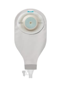 Sensura Mio High Output Convex, 1-dels, blød, PO udløb, vindue, bælteører, grå, Ø 10-50 mm