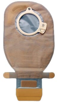 Assura Plus Hide-Away, 2-dels ileostomipose, Midi, klar, 50 mm ring