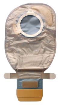 Assura Plus Hide-Away, 2-dels ileostomipose, Midi, klar, 50 mm ring