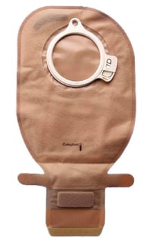 Assura Plus Hide-Away, 2-dels ileostomipose, Midi, klar, 60 mm ring