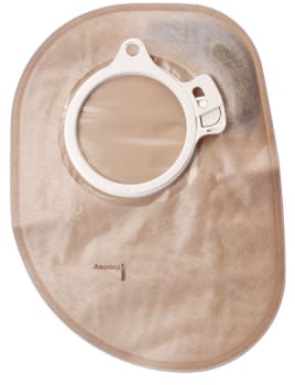 Assura Plus, 2-dels colostomipose, Midi, mønstret, beige, 50 mm ring
