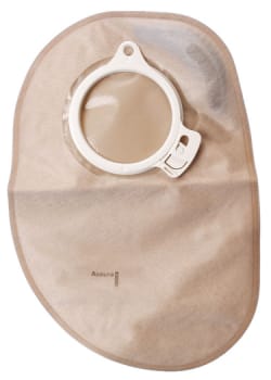 Assura Plus, 2-dels colostomipose, Maxi, mønstret, beige, 50 mm ring