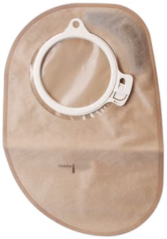 Assura Plus, 2-dels colostomipose, Maxi, mønstret, beige, 60 mm ring