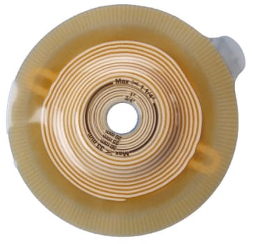 Assura Convex Dyb, basisplade, opklipbar 15-43mm, med bælteører, 60 mm ring