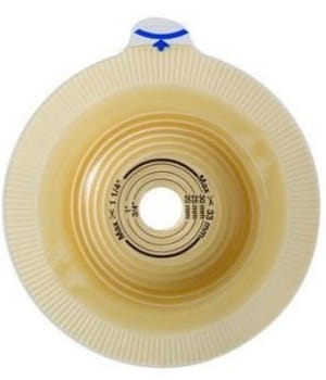 Assura Ekstra Convex Dyb, basisplade, opklipbar 15-33mm, med bælteører, 50 mm ring