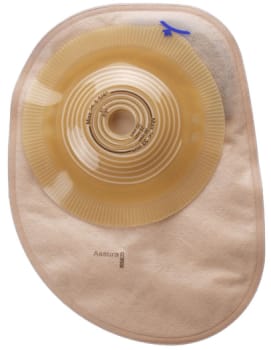 Assura Plus Convex Light, 1-dels colostomipose, Midi, beige, Ø 15-43 mm