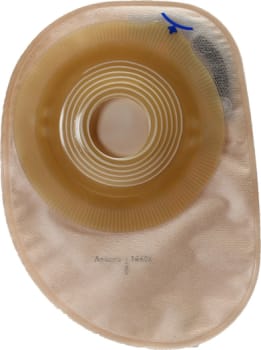 Assura Plus Convex Light, 1-dels colostomipose, Midi, beige, Ø 31 mm