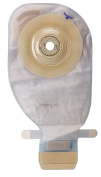 Assura Plus Convex Light, 1-dels ileostomipose, Maxi, Hide-away udløb, klar, Ø 15-43 mm