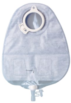Assura Plus, 2-dels urostomipose, Maxi, flerkammer, klar, 60 mm ring
