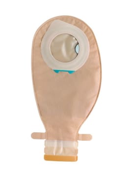 Harmony Duo, 2-dels ileostomipose, Stor, vindue, beige, 50 mm ring