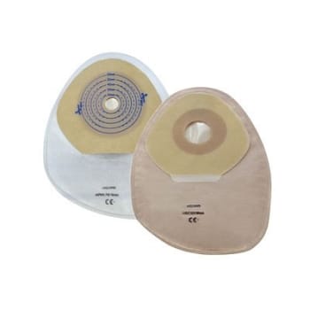 Flair Active, 1-dels colostomipose, Maxi, beige, Ø 44 mm