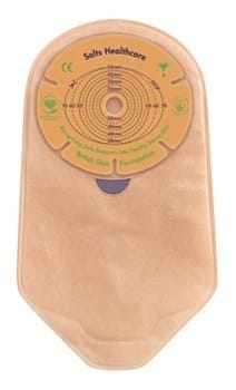 SALTS Confidence Natural Advan, urostomipose, Midi, m.vindue, u/bæltetører, beige, 32 mm