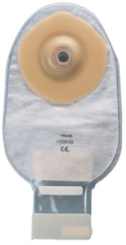 Flair Active Curvex, 1-dels ileostomipose smal kurveform beige, Ø 32 mm