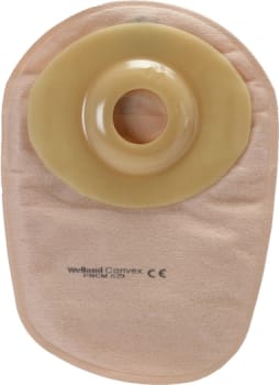 Flair Active Convex, 1-dels colostomipose, Midi, vindue, beige, Ø 29 mm