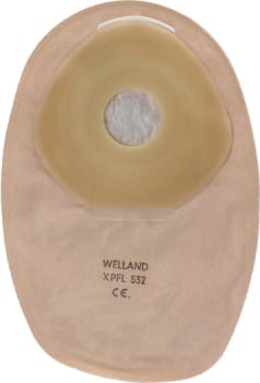Flair Active Xtra, 1-dels colostomipose, Maxi, beige, Ø 32 mm