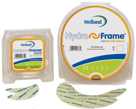 Welland HydroFrame, kantsikring med manuka honning, halvcirkel, mini