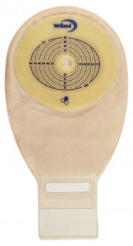 Aurum, 1-dels ileostomipose, Mini, beige, Ø 35 mm