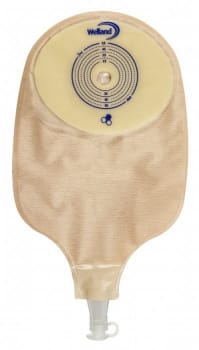 Aurum, 1-dels urostomipose, Maxi, beige, Ø 22 mm