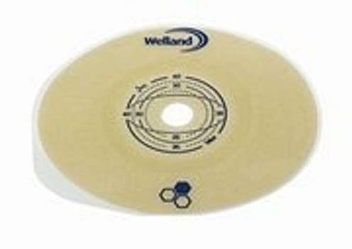 Aurum 2, basisplade m. manuka, 35mm hul, med bælteører, 45 mm ring