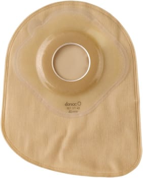 Nova 1 Convex, 1-dels colostomipose, Maxi, beige, Ø 40 mm