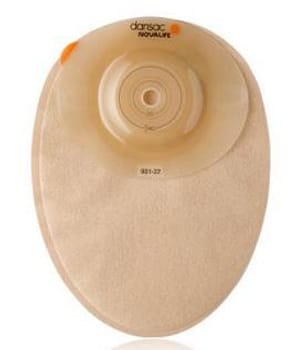 NovaLife 1 Convex, 1-dels colostomipose, Midi, beige, Ø 30-37 mm