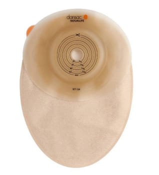 NovaLife 1 Soft Convex, 1-dels colopose, Maxi, vindue, beige, opklipbar, Ø 15-54 mm