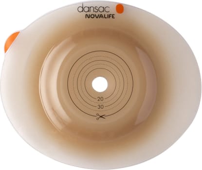 NovaLife 2 Convex, basisplade, 40-42mm hul, løftbar flange, 55 mm ring