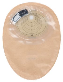 NovaLife 1, 1-dels colostomipose, Midi, klar, 30-55/70 mm